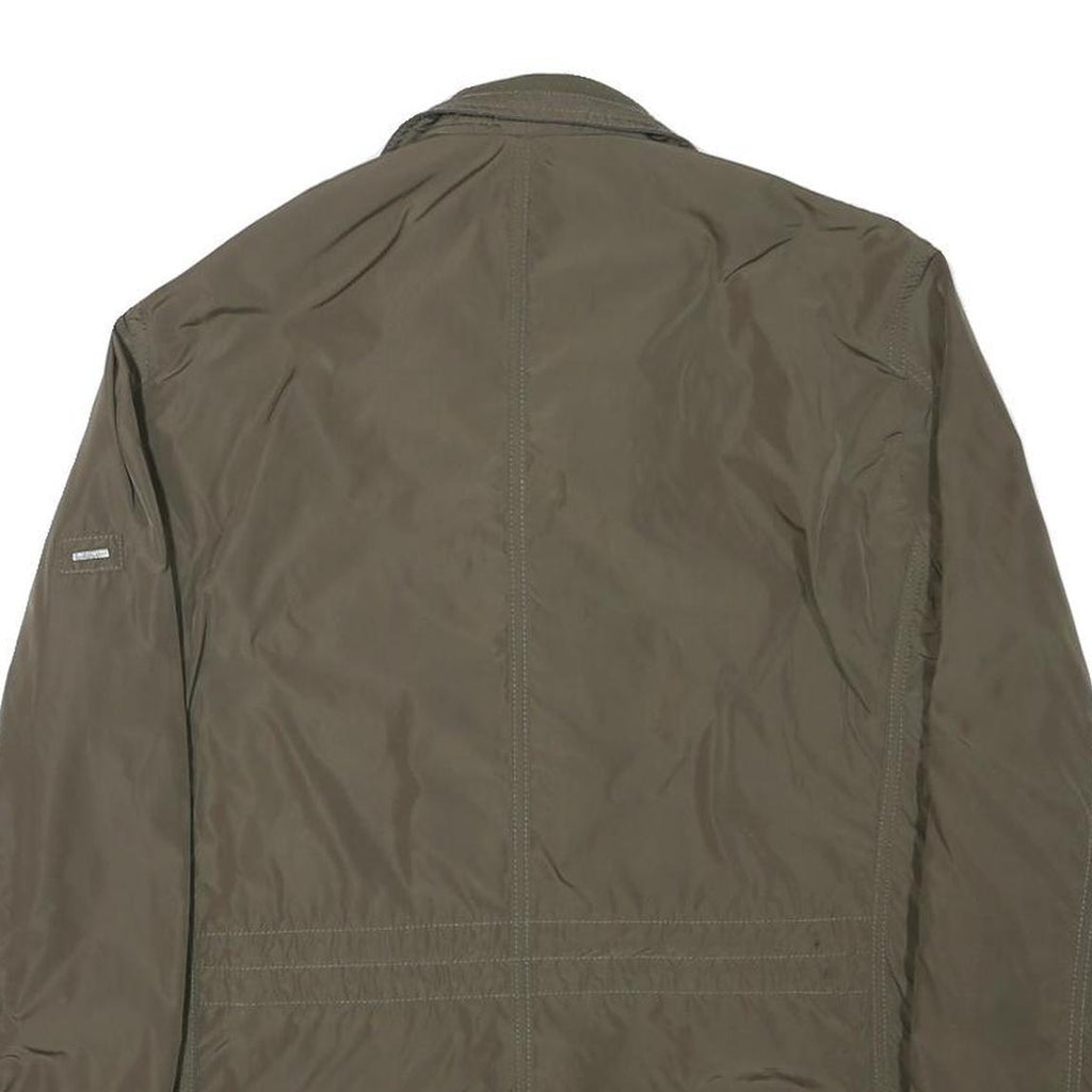 PIERRE CARDIN Mens Green Zip Jacket M Polyester Blend Casual Outerwear