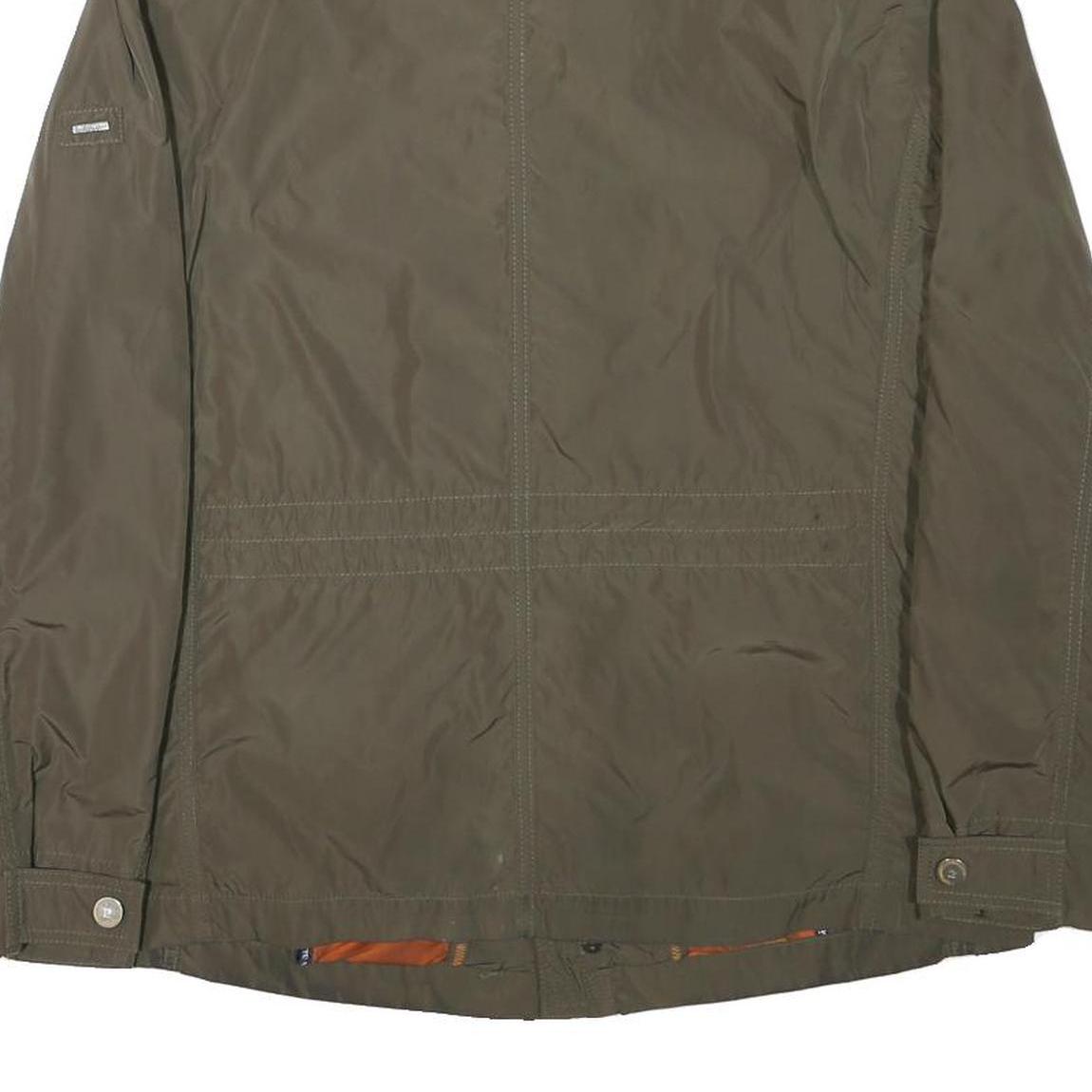 PIERRE CARDIN Mens Green Zip Jacket M Polyester Blend Casual Outerwear