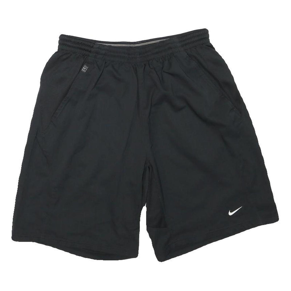 NIKE Mens Black Casual Shorts M W27 Sportswear Polyester Blend