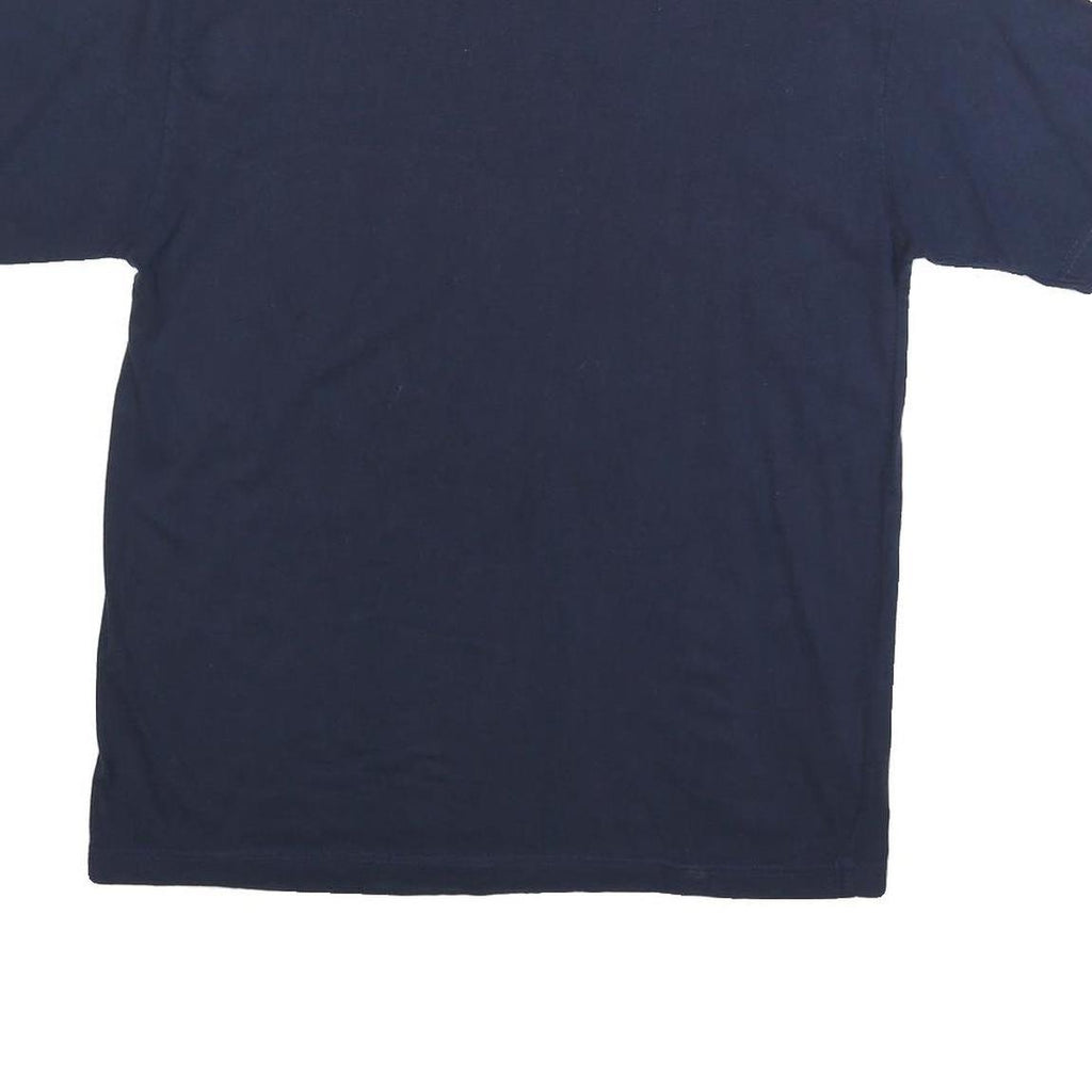 HORIZON Mens Navy Blue Tropical Wonderland Graphic T-Shirt L Short Sleeve Crew