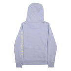 CARHARTT Womens Lilac Hoodie XS Printed Logo Sleeve Casual Pullover Sweatshirt