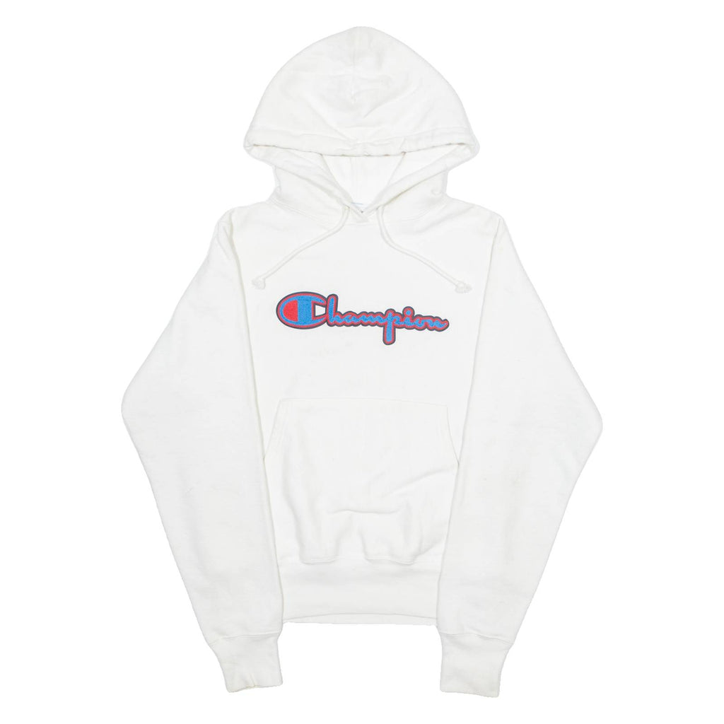CHAMPION REVERSE WEAVE Mens White Hoodie XS