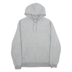 PUMA Mens Grey Hoodie M Cotton Blend Pullover Casual Sportswear