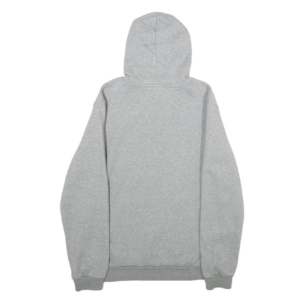 PUMA Mens Grey Hoodie M Cotton Blend Pullover Casual Sportswear