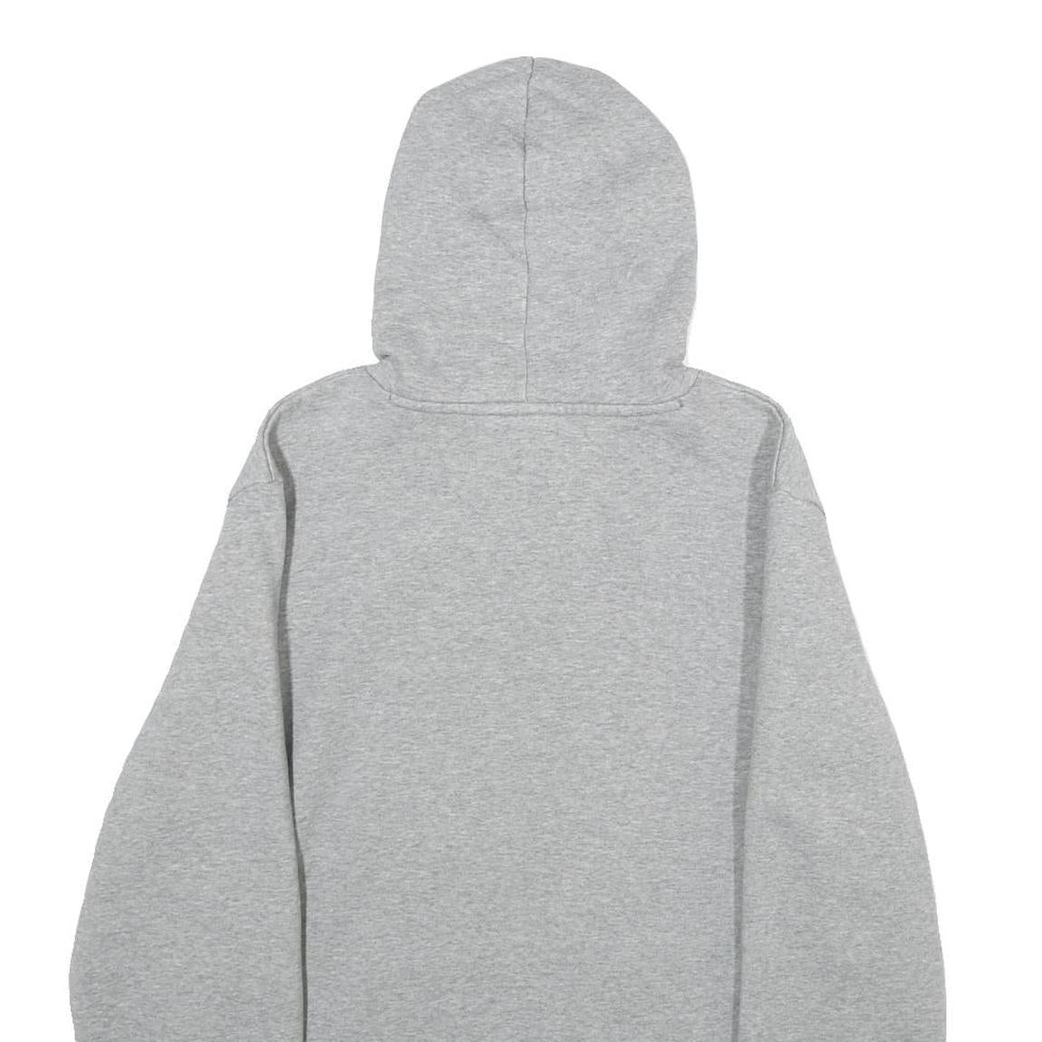 PUMA Mens Grey Hoodie M Cotton Blend Pullover Casual Sportswear