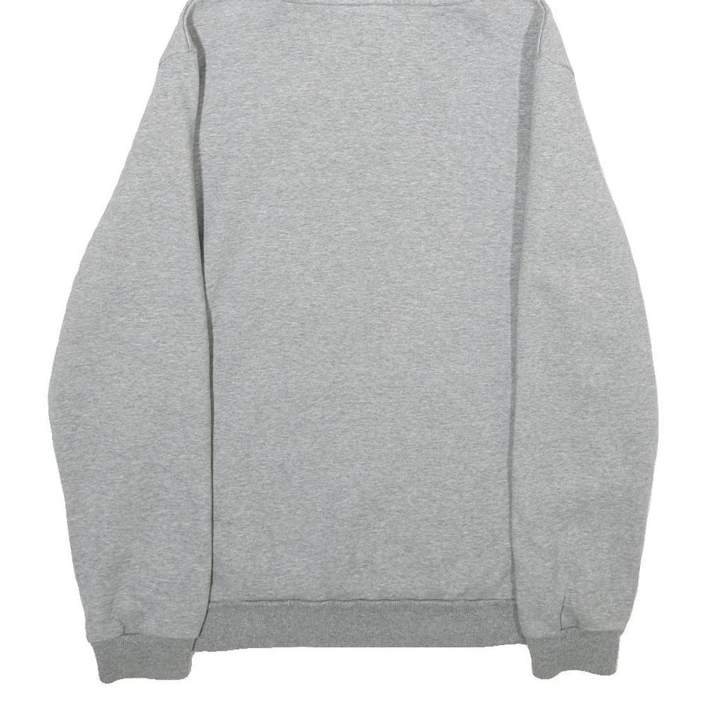 PUMA Mens Grey Hoodie M Cotton Blend Pullover Casual Sportswear