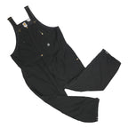 CARHARTT Insulated Mens Black Cotton Blend Dungarees 2XL W44 L28 Workwear