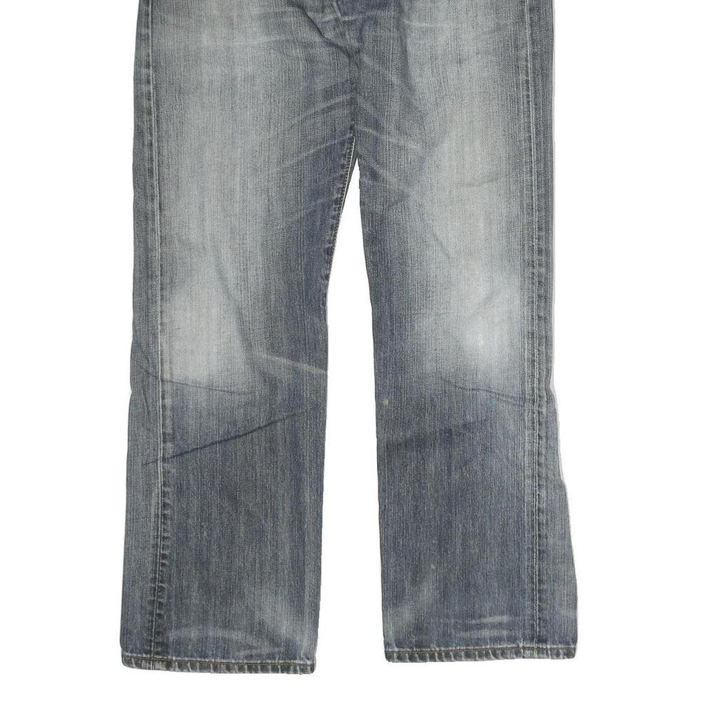 LEVI'S 501 Mens Jeans Blue Regular Straight Denim Medium W32 L30 Classic Fit Zip