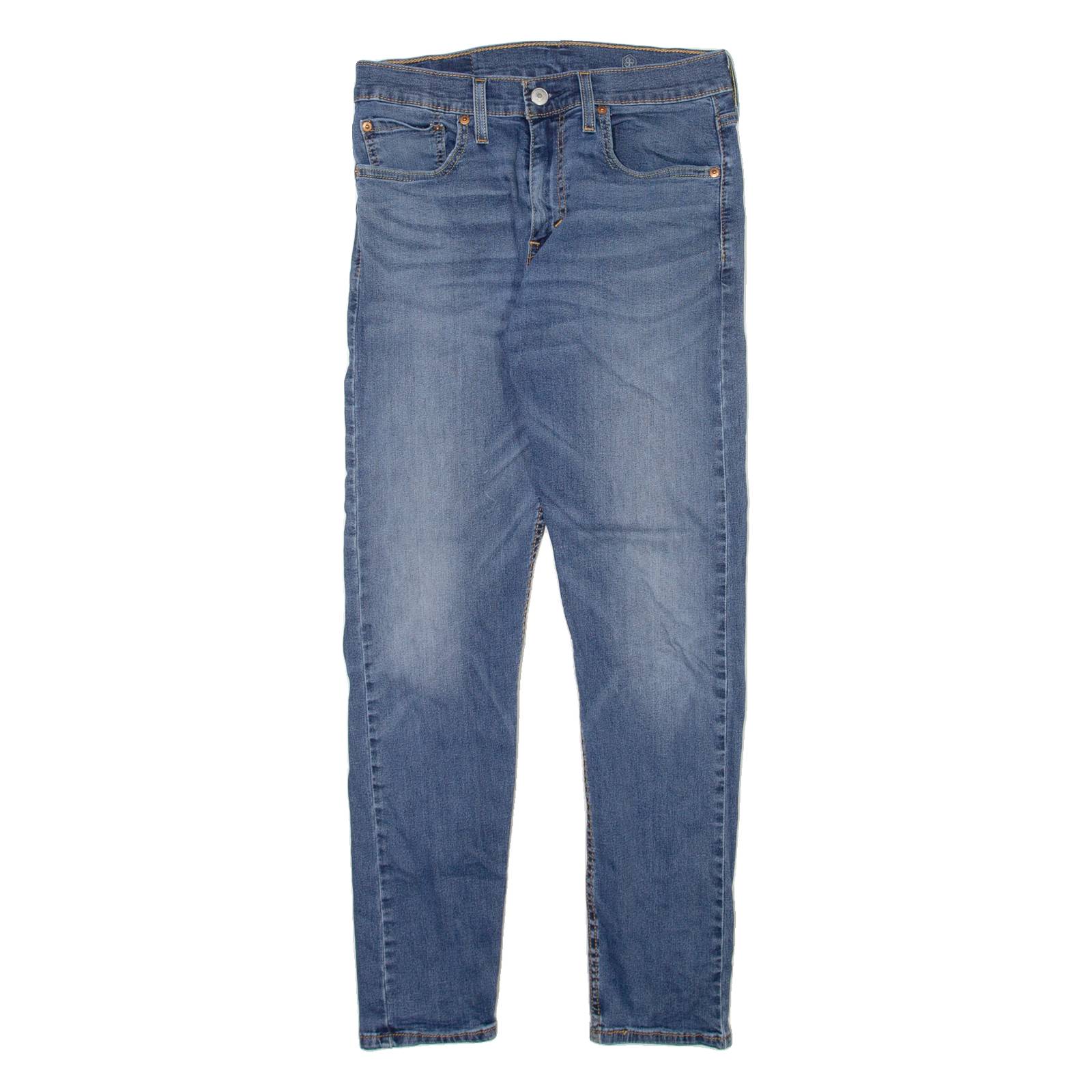 LEVI'S 512 Jeans Mens Blue Slim Tapered Stone Wash W29 L30