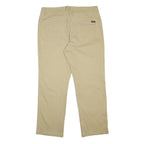 COLUMBIA Mens Regular Beige Cotton Blend Zip Trousers W38 L30 Casual Outdoor