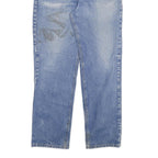 CARHARTT Mens Relaxed Blue Denim Jeans W38 L34 Zip Closure Classic Pockets