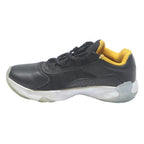 PUMA Boys Black & Yellow Low Top Trainers Synthetic UK 3.5 Sports Casual
