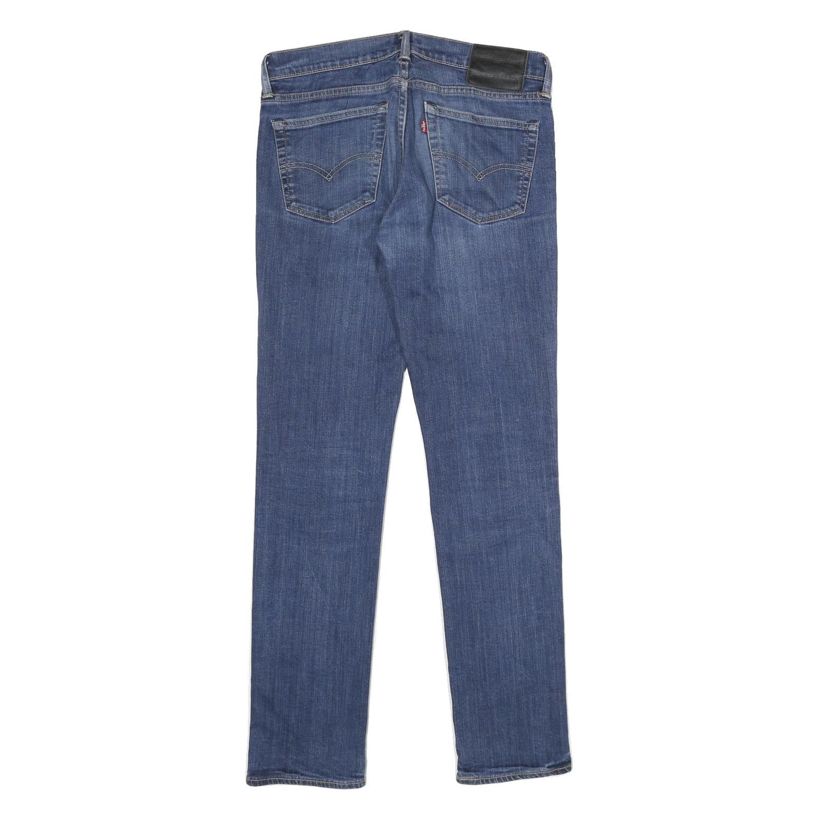 LEVI'S 511 Slim Mens Jeans Blue Slim Skinny Denim W31 L34 Classic Zip