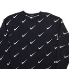 NIKE Womens Sweatshirt Black XS