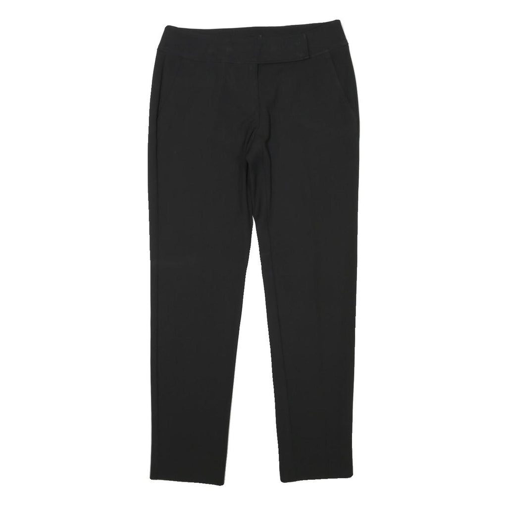 MAX&CO Womens Polyester Blend Black Slim Tapered Trousers W29 L28 Elegant Office