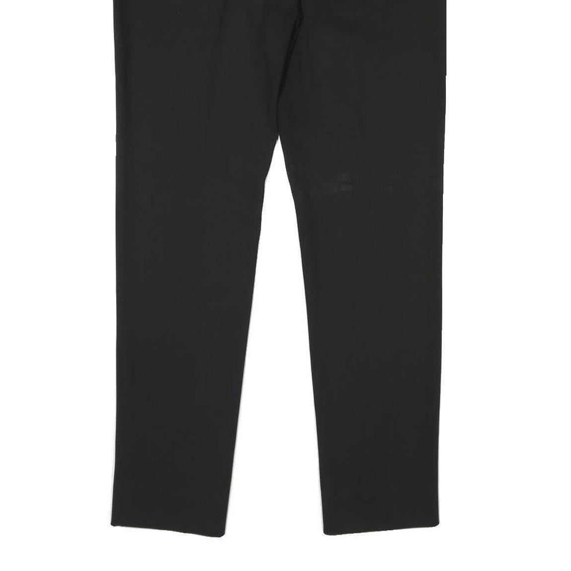 MAX&CO Womens Polyester Blend Black Slim Tapered Trousers W29 L28 Elegant Office