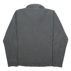 THE NORTH FACE Mens Black Patterned Pullover Jumper 1/4 Zip L Outdoor Sportswear
