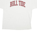 CHAMPION Mens White Roll Tide Graphic T-Shirt 2XL Short Sleeve Crew Neck Casual