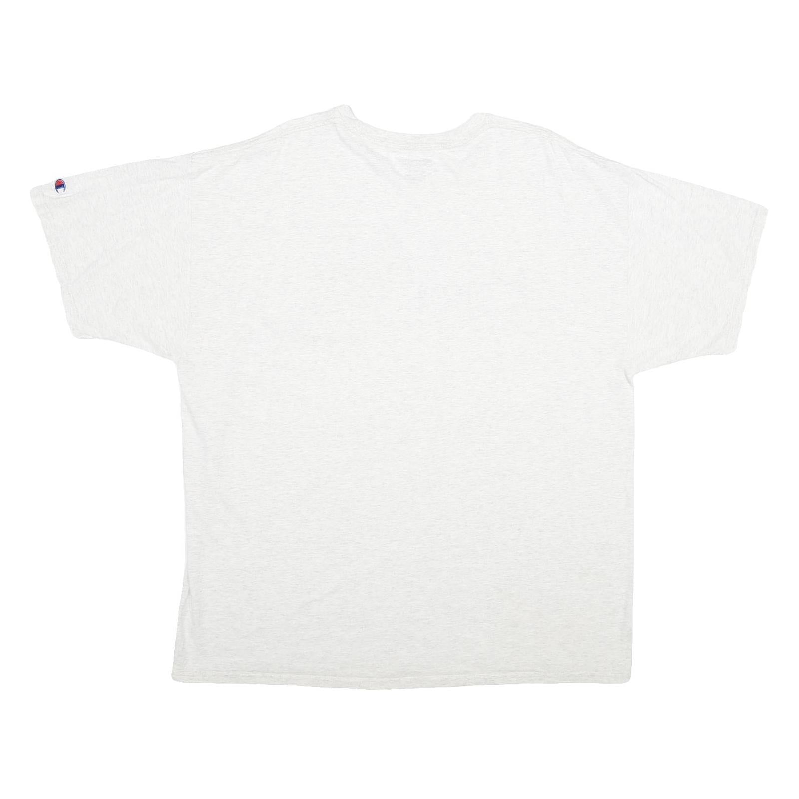 CHAMPION Mens White Roll Tide Graphic T-Shirt 2XL Short Sleeve Crew Neck Casual