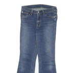 LEVI'S Womens Blue Regular Flared Denim Medium W27 L26 Zip Cotton Blend Jeans