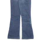 LEVI'S Womens Blue Regular Flared Denim Medium W27 L26 Zip Cotton Blend Jeans