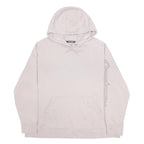 CARHARTT Womens Beige Hoodie 3XL Cotton Blend Logo Print Casual Pullover