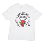 NETFLIX STRANGER THINGS Womens T-Shirt White 2XL