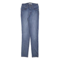 LEVI'S 721 Womens Jeans Blue Slim Skinny Denim Medium W27 L32 Premium Stretch