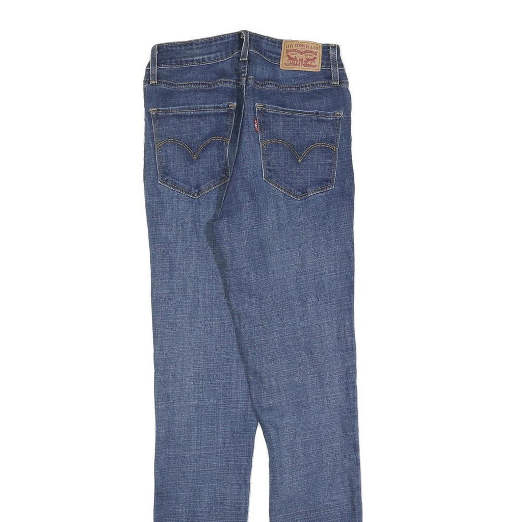 LEVI'S 721 Womens Jeans Blue Slim Skinny Denim Medium W27 L32 Premium Stretch