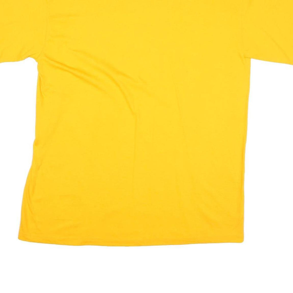 ADIDAS Mens Yellow Beckham 23 La Galaxy Graphic T-Shirt XL Short Sleeve Crew