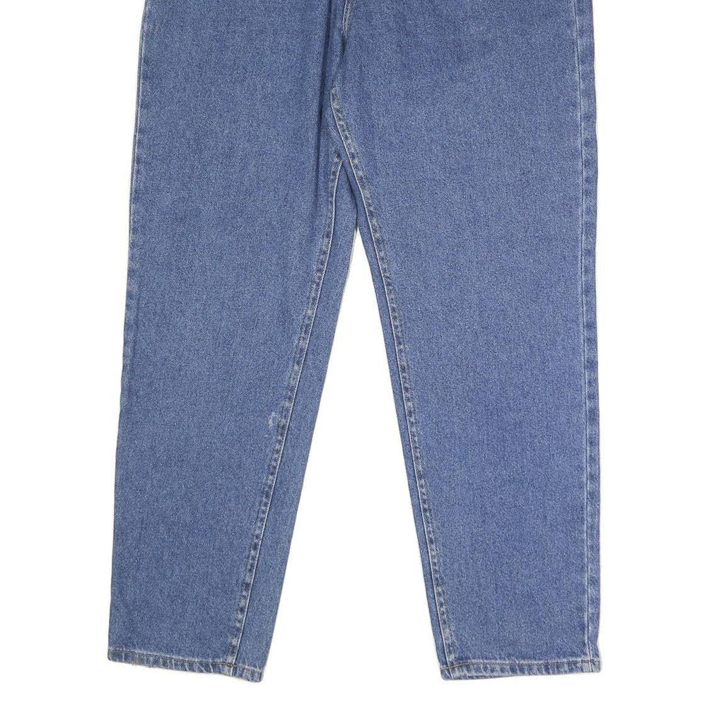 LEE Womens Regular Blue Denim Rinse Jeans W30 L29 Classic Fit Zip Closure