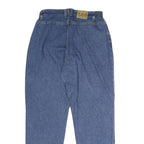 LEE Womens Regular Blue Denim Rinse Jeans W30 L29 Classic Fit Zip Closure