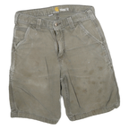 CARHARTT Mens Shorts Beige Casual Relaxed Fit M W28 Workwear Cotton Blend