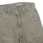 CARHARTT Mens Shorts Beige Casual Relaxed Fit M W28 Workwear Cotton Blend