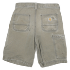 CARHARTT Mens Shorts Beige Casual Relaxed Fit M W28 Workwear Cotton Blend