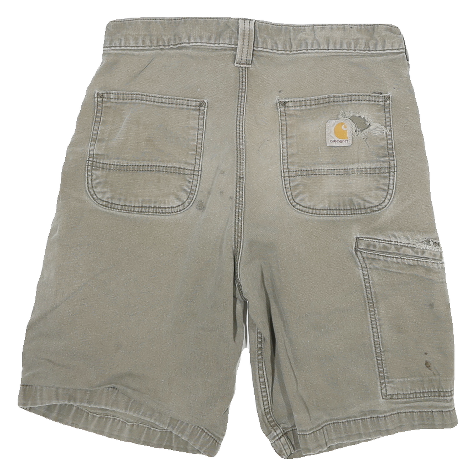 CARHARTT Mens Shorts Beige Casual Relaxed Fit M W28 Workwear Cotton Blend