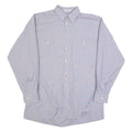 WEIDER MEIDER Mens Shirt Blue Check Long Sleeve L