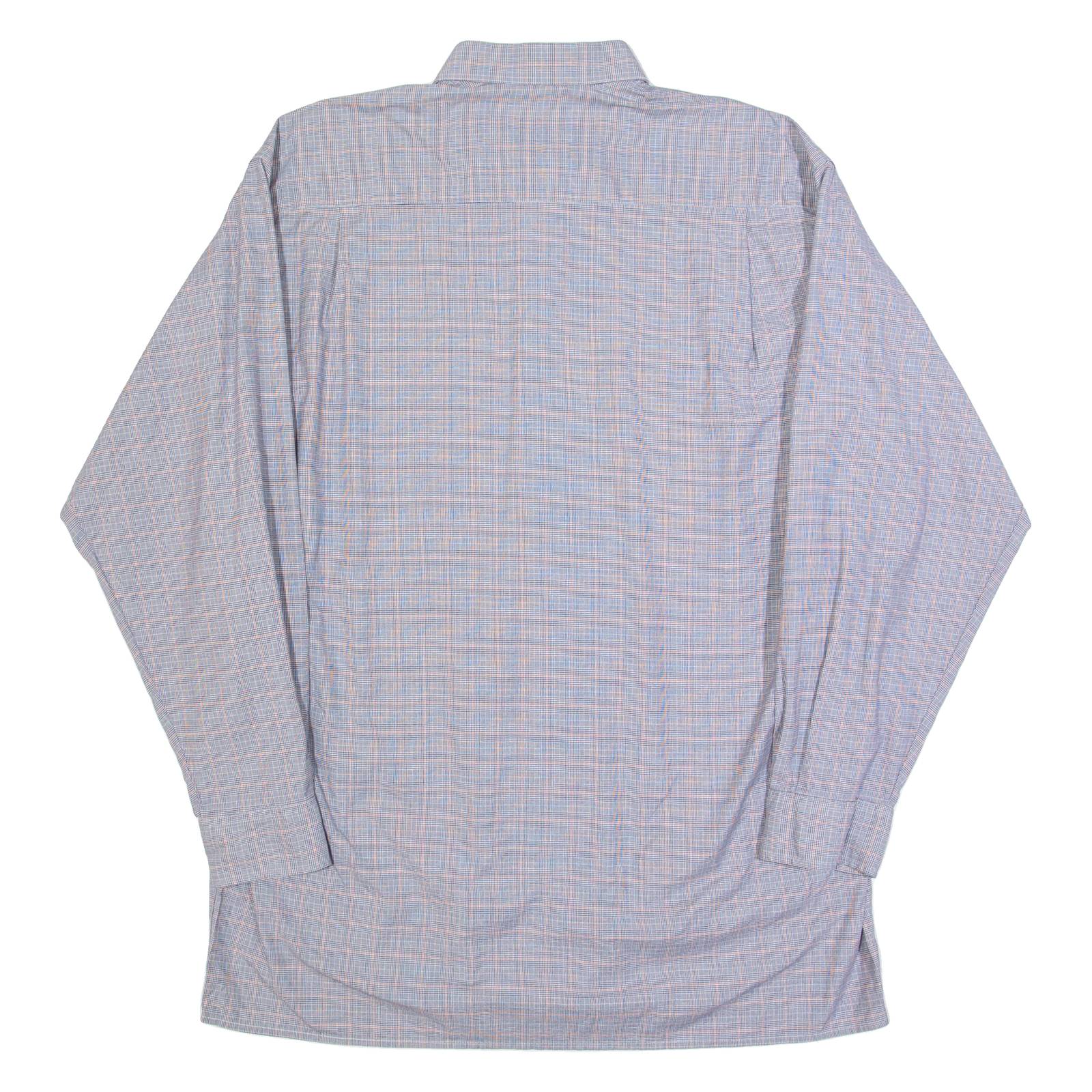 WEIDER MEIDER Mens Shirt Blue Check Long Sleeve L