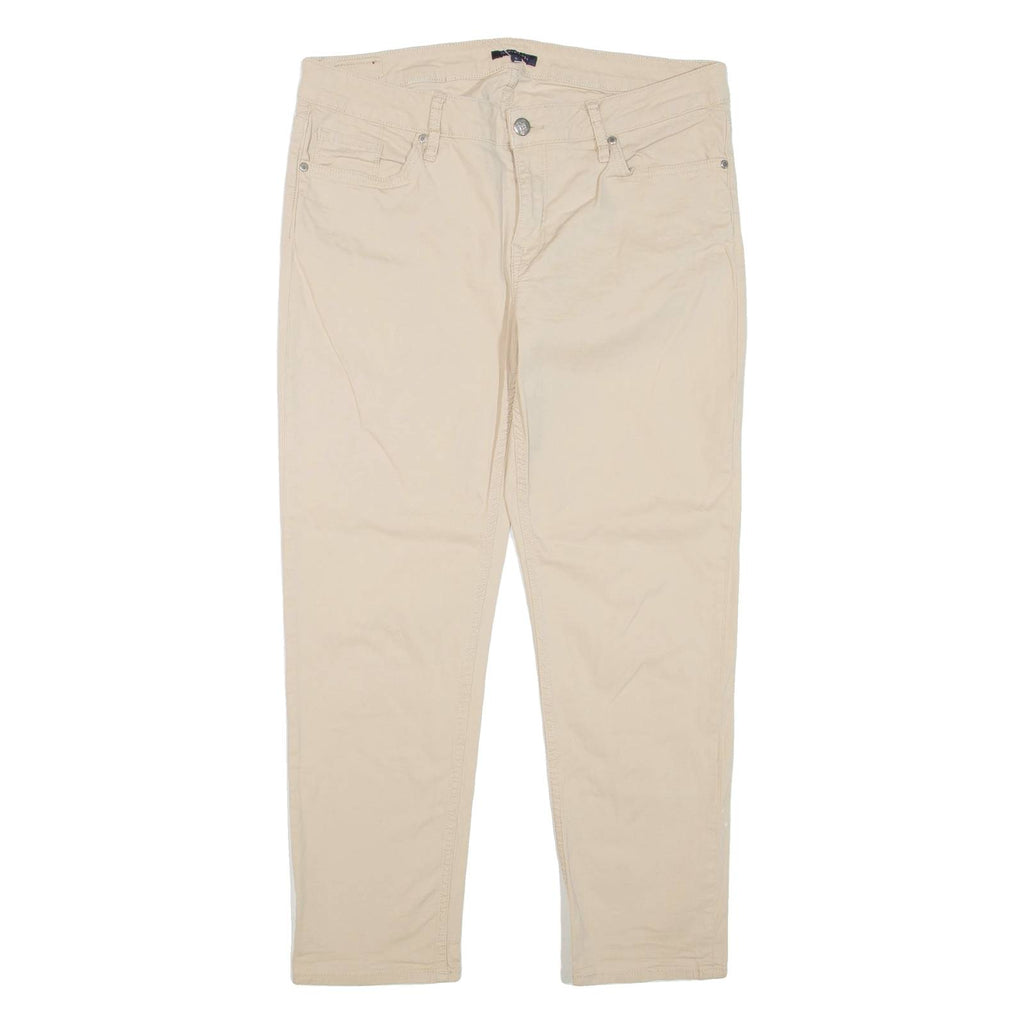 TOMMY HILFIGER Womens Trousers Beige Regular Skinny W32 L25