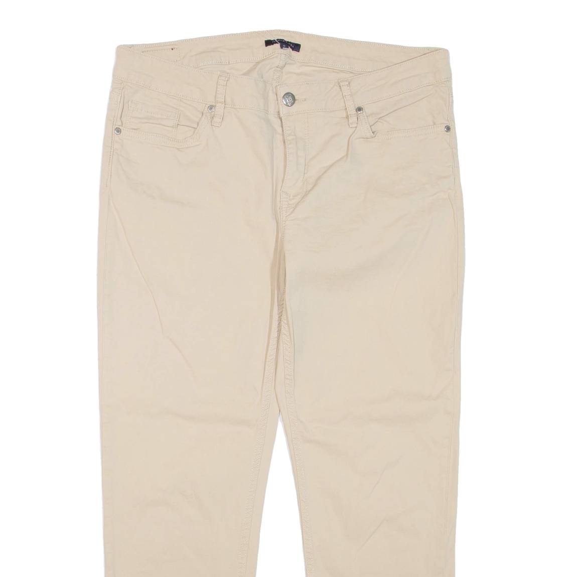 TOMMY HILFIGER Womens Trousers Beige Regular Skinny W32 L25