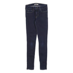 LEVI'S 711 Womens Jeans Blue Slim Skinny Denim Raw W26 L30 Classic Fit