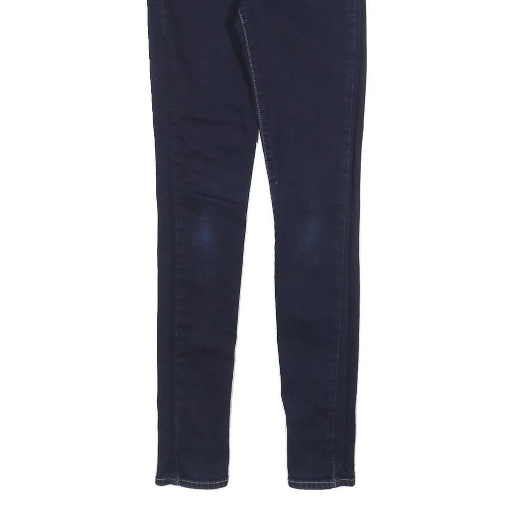 LEVI'S 711 Womens Jeans Blue Slim Skinny Denim Raw W26 L30 Classic Fit