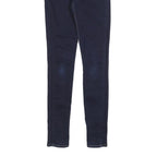 LEVI'S 711 Womens Jeans Blue Slim Skinny Denim Raw W26 L30 Classic Fit