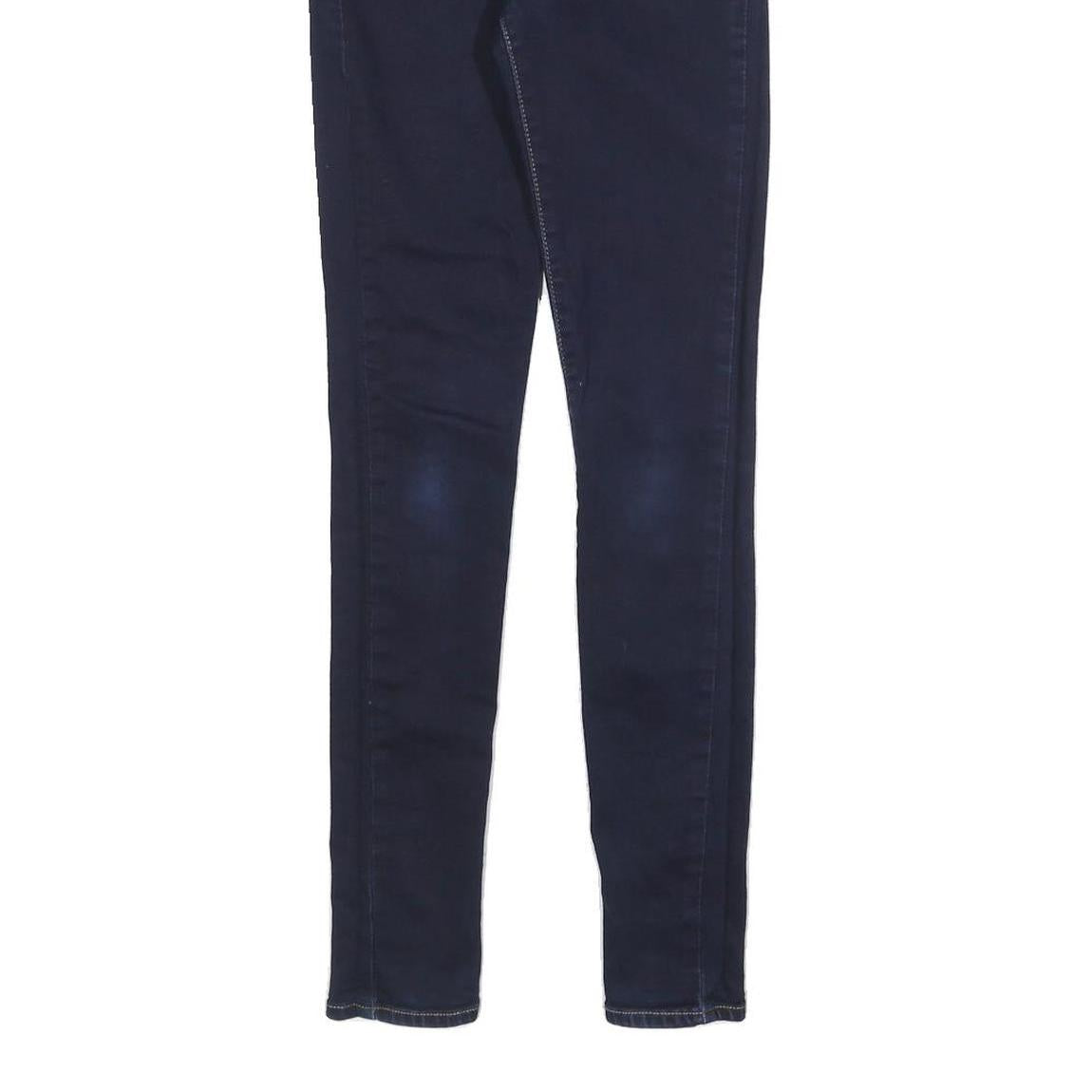 LEVI'S 711 Womens Jeans Blue Slim Skinny Denim Raw W26 L30 Classic Fit