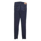 LEVI'S 711 Womens Jeans Blue Slim Skinny Denim Raw W26 L30 Classic Fit