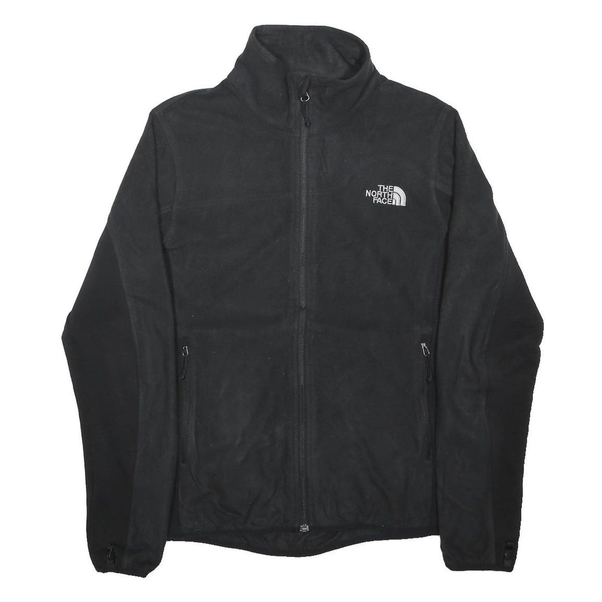 THE NORTH FACE Womens Black Jacket M Polyester Blend Zip Casual Outdoor