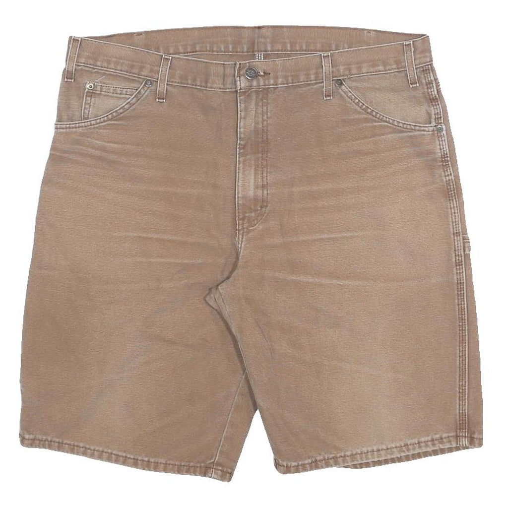 DICKIES Mens Shorts Beige Casual Workwear XL W38 Durable Classic Fit