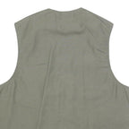 PRIMO & SECONDO Mens Green Cotton Blend Utility Jacket 2XL Zip Pockets Casual