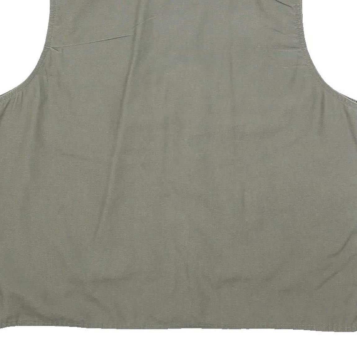 PRIMO & SECONDO Mens Green Cotton Blend Utility Jacket 2XL Zip Pockets Casual