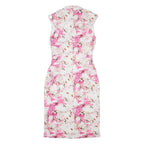 PHASE EIGHT Womens Bodycon Dress White Floral Sleeveless Midi S